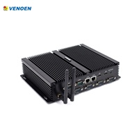 Mini PC Industrial con 8GB/16GB DDR4, 256GB SSD, 2HD, I3 I5 I7, Sistema de Refrigeración sin Ventilador, Windows 10, ITX Integrado, en Stock