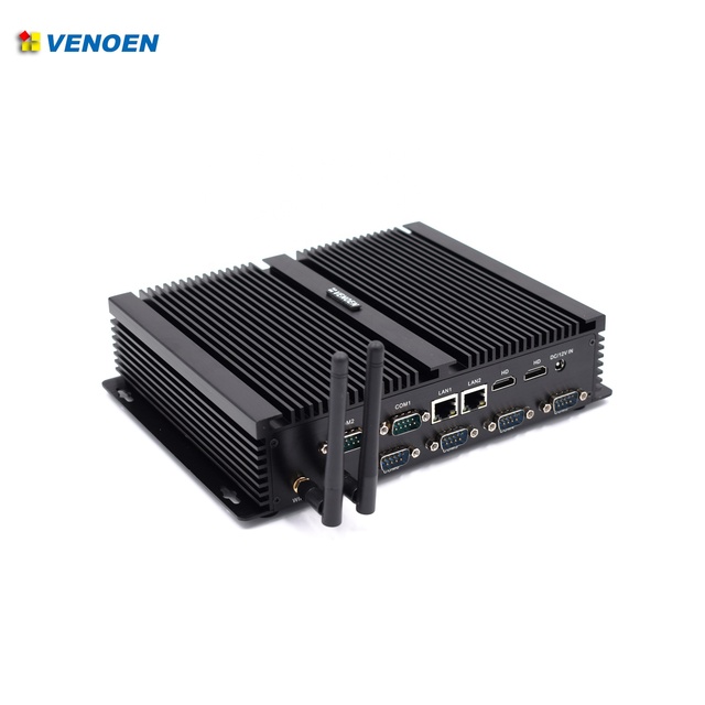Industrial Mini PC With 8GB/16GB DDR4 256GB SSD 2HD I3 I5 I7 Fanless Cooling System Windows 10 ITX Embedded Stock
