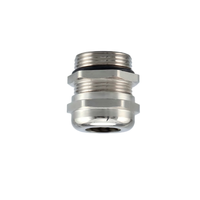 Presse-étoupes PG25-22 en laiton nickelé, filetage PG, type fendu, gamme 3~52mm, support OEM