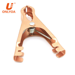 Pince Crocodile à <span class=keywords><strong>batterie</strong></span> en cuivre plaqué métal, 20 pièces, 80mm, 50A, ouverture, 25mm, Terminal, pince Crocodile - Product Image 4