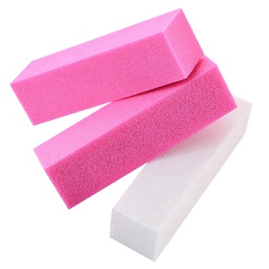 Herramientas de manicura OEM 150 de grano rosa, pulidor de uñas profesional de colores, bloque de uñas de 4 lados desechables, precio barato - Product Image 1
