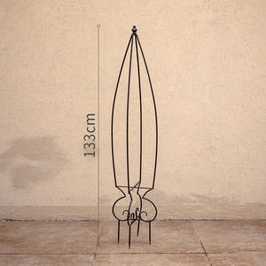 <span class=keywords><strong>Support</strong></span> d'escalade de vigne Rose, tour extérieure en métal revêtu de plastique, <span class=keywords><strong>support</strong></span> de fleur en métal en treillis de belisk de jardin rond - Product Image 5