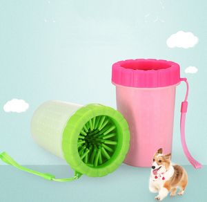 Pet Pied Lavage Tasse <span class=keywords><strong>Chien</strong></span> Bain Magique Pet Beauté Nettoyage Essuyer Pied Portable Chat Sale Patte Nettoyage Lavage Brosse Tasse - Product Image 3
