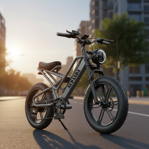 2025 M7 vélo électrique prêt stock 500W électriquement montagne Fatbike pas cher 20 pouces gros pneu Ebike vélo électrique usine - Product Image 6