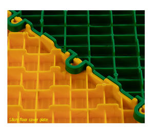 Checker Plate Pattern Showroom Piso Plástico Enclavamiento Reparación de automóviles Taller Baldosas PP Piso de garaje 400G - Product Image 6