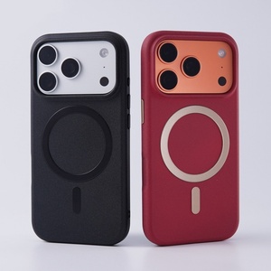 เคสโทรศัพท์มือถือแม่เหล็กแบบด้านสุดหรูสำหรับ iPhone 17 16 Pro Max รองรับการชาร์จไร้สาย ป้องกันแรงกระแทก ฝาหลังป้องกัน - Product Image 4
