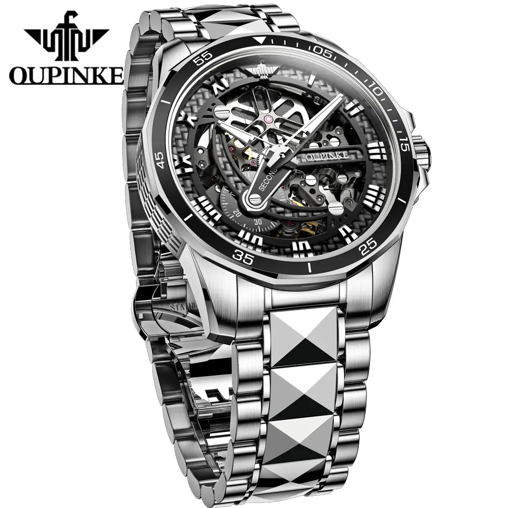 High Quality Watch Men Automatic Luxury Brand Men's Oem Top Gold Mechanical Watch Man Wrist