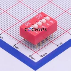 TA-05 DIP Switch Through hole Component (THT) Switch ( Number of Switch Sections: 5 )( Lead Spacing: 2.54mm ) - Product Image 1