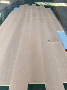 Suelo de <span class=keywords><strong>Parquet</strong></span> de Madera de Roble Blanco Europeo, Multicapa, de 240 mm, con Acabado Cepillado y <span class=keywords><strong>Pintura</strong></span> UV, Tipo Sólido - Product Image 4