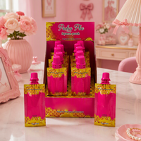 Boîtes cadeaux en carton magnétique en acier dur Miel Rose Pussycat en promotion, boîtes d'emballage Rhino VVIP, UV Rose Pussycat