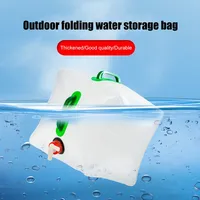 Réservoir d'hydratation pliable en PVC imperméable de 5L à 20L, grande capacité, pour le camping en extérieur