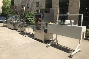 Magnifique qualité Ventes énormes Machine à étiquettes petite bouteille en verre métallique rétractable avec film latéral supérieur - Product Image 2