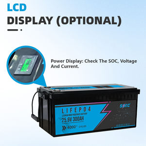 Soec 24V 300ah Soec Lifepo4 Lithium Ion Energie Opslag Batterij Pack Met Lcd-Display 12V 48V 100ah 200ah Opties - Product Image 3