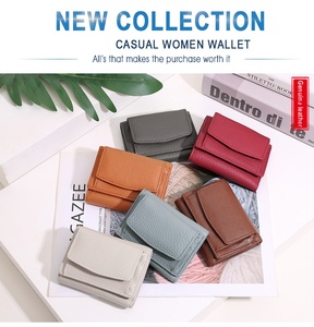 Factory Genuine Leather Financial Cloth Rfid Coin Purse <strong>Wallet</strong> Women'S <strong>Wallet</strong> Short Purse Mini <strong>Wallet</strong> Gift <strong>for</strong> Ladies <strong>Teen</strong> Girls - Product Image 5