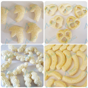 Máquina para hacer aperitivos inflados de 100 kg/h de alta eficiencia, planta extrusora de palitos de maíz para línea de producción de alimentos, generación de productos de grano - Product Image 6