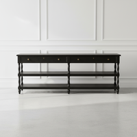 Table console de luxe de haute qualité, moderne et traditionnelle, en bois, pour couloir, salon, meubles de salon
