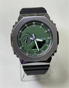 Montre automatique Cadran noir Saphir Acier inoxydable - Product Image 2