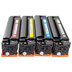 206A, CF540A CF541A CF542A CF543A 203A สำหรับ LaserJet Pro M254dn/254dw/254nw MFP M280nw/281cdw/281fdn ผงหมึกเทียบเท่า 203A CF540A - Product Image 2