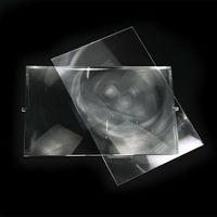 Lentilles de condensation à filetage optique PMMA personnalisées 2,6/3,5/4/5/5,8/7 pouces Lentille Fresnel pour projecteur LCD avec lentilles de mise au point