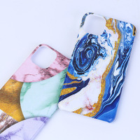 Coques de téléphone personnalisées de haute qualité en vrac pour iphone 17 16 15 coque de téléphone PC rigide coque de téléphone marbrée de Protection robuste OEM