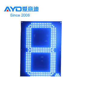 Paneles LED para perforación al aire libre para gasolinera RS232 Pantalla LED para estacionamiento - Product Image 6