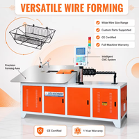 Machine de cintrage de fil CNC 2D en promotion, machine de cintrage de fil automatique avec importation CAD, machine de formage de fil à faible taux de défaillance