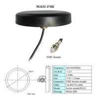 Antenne cellulaire GSM 3g 4g Lte 5g à Gain élevé, support omnidirectionnel étanche pour l'extérieur, montage à vis 600-6000MHz 5g