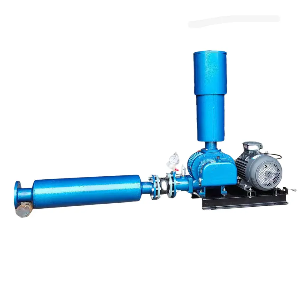 Hoge Kwaliteit Rioolwaterzuivering Vacuüm Industriële Lucht Wortels Luchtblazer Voor Beluchting