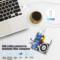 Mikrofon Sensor Magnet dapat merekam dan modul suara dapat diunduh dengan Speaker DIY Audio untuk kotak hadiah suara