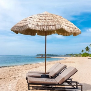 Nouvelles Parasols de Plage Manuels Ignifuges et Anti-Insectes 2025, Tissu Anti-Décoloration Imperméable Toutes Saisons pour Villas et Stations Balnéaires - Product Image 5