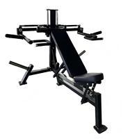 Machine de musculation robuste 3-en-1 pour pectoraux et épaules |   Presse pectorale plate à charge libre |   Presse pectorale inclinée |   Presse d'épaules assis