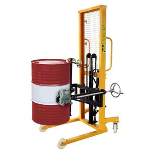 Manual Hydraulic <b>Drum</b> Stacker Portable <b>Oil</b> Barrel Lifter Rotatable <b>Drum</b> Tilter for Workshop Use - Product Image 5