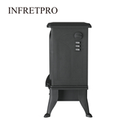 Cheminée électrique portable autoportante INFRETPRO avec éclairage et désodorisation pour salon et chambre