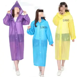 Nuoxin कस्टम लोगो व्यक्तिगत पैकेज के लिए रंगीन निविड़ अंधकार विज्ञापन पदोन्नति रेनकोट आउटडोर