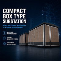 Transformateur haute tension compact de type boîtier IP54 à longue durée de vie 30-1600 kVA pour la construction