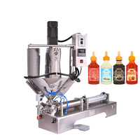 Machine de remplissage quantitative pneumatique semi-automatique pour miel liquide, pâte, sauce salade et crème