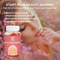 Compléments de collagène hydrolysé en gommes à marque privée, gommes de collagène à la biotine et à la vitamine C, gommes de peptides de collagène