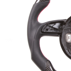 Volant de course intelligent à LED pour <span class=keywords><strong>Audi</strong></span> RS3 RS4 <span class=keywords><strong>RS5</strong></span> 2014 <span class=keywords><strong>2015</strong></span> 2016 S3 S4 S5, volant personnalisé en fibre de carbone véritable - Product Image 4