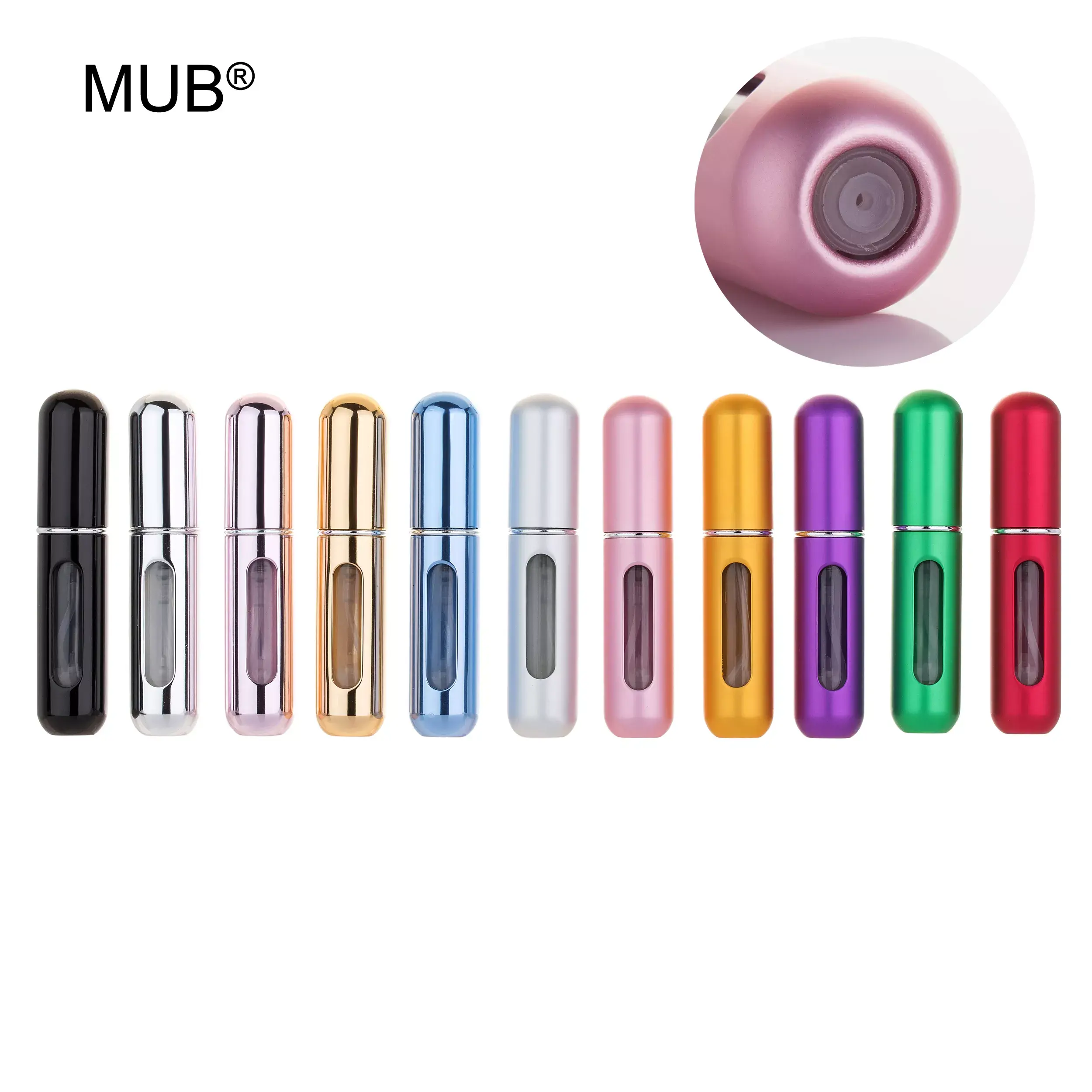 Giá Tuyệt Vời Hộp Đựng Du Lịch Mini 5Ml Tiện Dụng Thân Thiện Với Môi Trường Bình Xịt Nước Hoa Bằng Nhôm Có Thể Nạp Lại