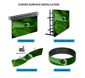 Pantalla LED impermeable para exteriores P2.976, 500mm X 500mm, publicidad de señalización Digital 3D de fábrica para publicidad - Product Image 3