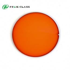 Lentes Ópticas CR39 al por Mayor en Rojo Anaranjado, Bloqueo de Luz Azul del 99.9% al 100%, Efecto de Visión Única, Lentes Anti Luz Azul - Product Image 1