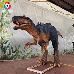 Escultura de <span class=keywords><strong>Dinosaurio</strong></span> Allosaurus de Tamaño Real Personalizada de 5 Metros, <span class=keywords><strong>Dinosaurio</strong></span> Animatrónico de Silicona Altamente Realista para Decoración de Museos - Product Image 5