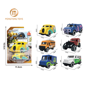Venta al por mayor de aleación 1:64 Mini ruedas de Metal 6 diferentes estilos de vehículos surtidos modelo de diseño personalizado blister individual coches fundidos a presión - Product Image 5