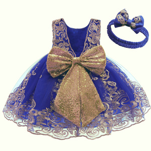 Vendita calda estate senza maniche pigiama abito per ragazze Design principessa con fiocco di paillettes in pizzo ricamato maglia - Product Image 3