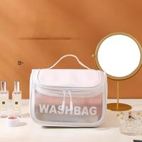 Grote Pvc Cosmetische Case Met Fruit Patroon Rits Sluiting Waterpoof Handheld Reis Toilettas Zakelijke Make-Up
