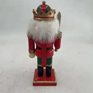 Decoración navideña Cascanueces títere soldado colgante Cascanueces adornos artesanales