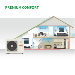 Pompe à chaleur air-eau à très basse température McQuay <span class=keywords><strong>MHA</strong></span> 24,4 kW R32/R410A 25-55 Système modulaire pour hôtel et usage extérieur - Product Image 2