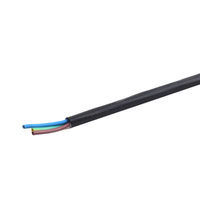 Cable de extensión de Alimentación de 3 núcleos y 3 pines personalizado de fábrica, cola de enchufe C7, Material de goma especial IEC para ordenador estándar de Tailandia