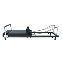 Lit de Pilates pliable, machine de Pilates Reformer professionnelle, système de cordes réglables, main courante multi-positions, équipement de Pilates à domicile