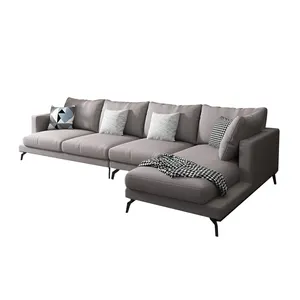 Moderne Stof L Vormige Couch Lounge Modulaire Sectionele Sofa Voor Woonkamer Meubels